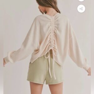 NWT Sage The Label Brown Easily Reversible Top. size medium/large